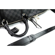Louis Vuitton Keepall 55 Bandouliere Damier Graphite