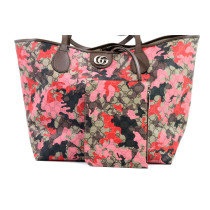 Gucci Shopping Tela Mimetica Rosa