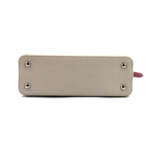 Louis Vuitton Capucines MM Taurillon Leather Cream and Pink