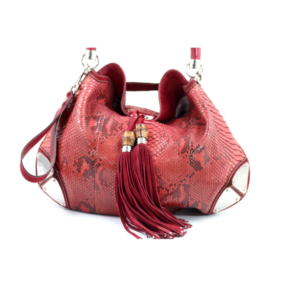 Gucci Indy Pelle Esotica Rossa