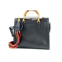 Gucci Diana Large Schwarzes Leder