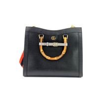 Gucci Diana Large Black Leather
