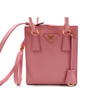Prada Shopping Pelle Saffiano Rosa