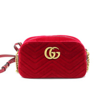 Gucci Camera Bag Velluto Rosso