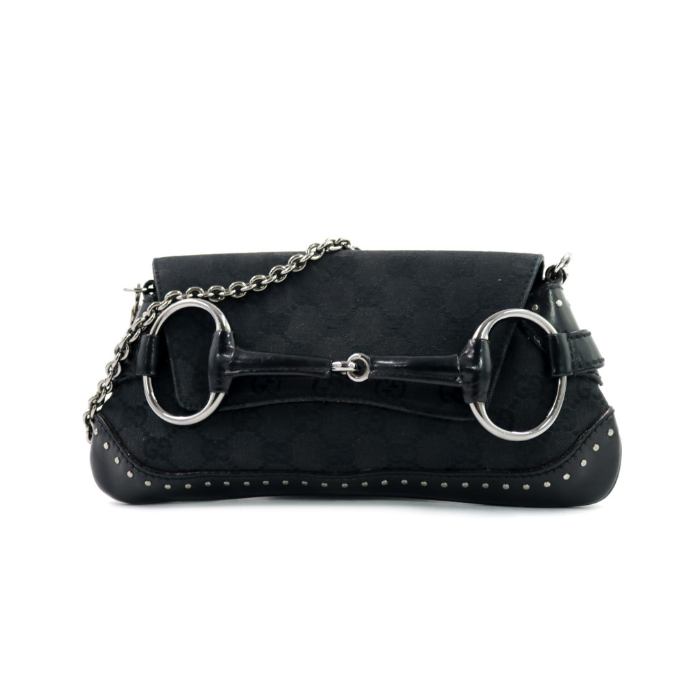 Gucci Pochette Horsebit per Tom Ford GG Nero