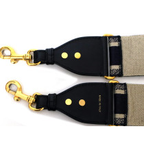 Dior 새들 미니 캔버스 자카드 오블리크 블루