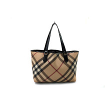 Burberry Tote Bag Check Beige