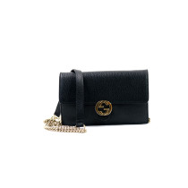 Gucci Woc Interlocking Pelle Nera