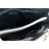 Chanel GST Schwarzes Caviar-Leder