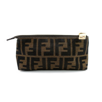 Fendi Trousse Pochette Zucca Marrone