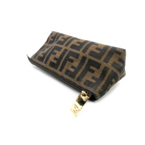 Fendi Trousse Pochette Zucca Marrone