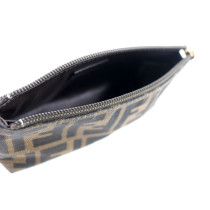 Fendi Trousse Pochette Zucca Marrone