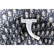 Dior Cappello Reversibile Misto Cotone Blu