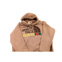 The North Face per Gucci Felpa Cotone Marrone