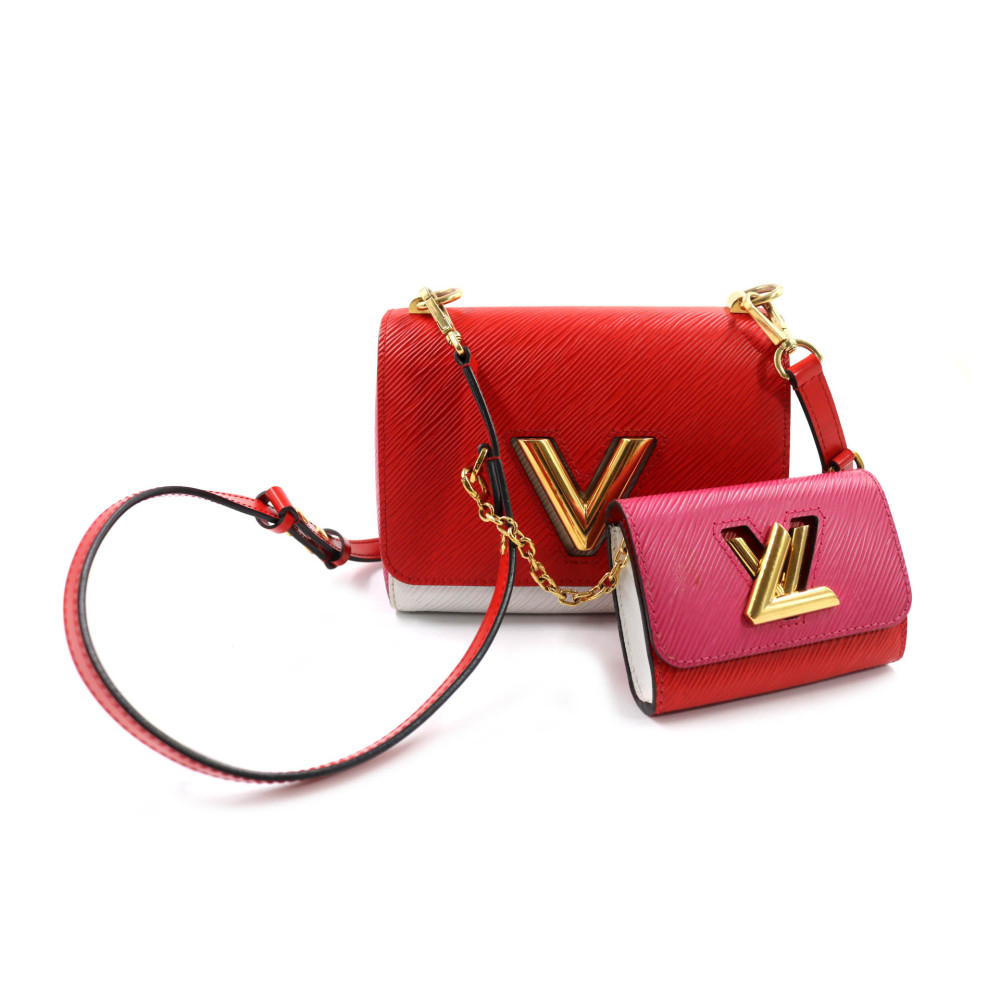 Louis Vuitton Twist PM Epi Bianca e Rossa