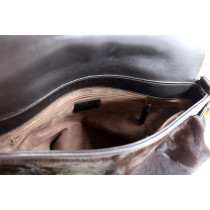 Gucci Tracolla Cavallino Bianco e  Marrone