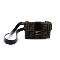 Fendi Baguette Double Zucca Braun