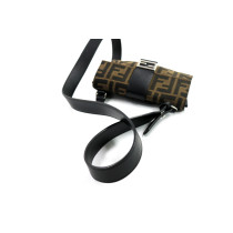 Fendi Baguette Double Zucca Braun