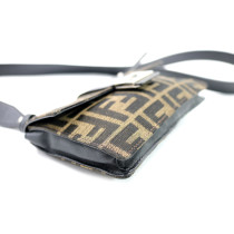 Fendi Baguette Double Zucca Marrone