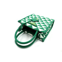 Prada Symbole Tela Verde e Bianca