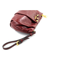 Prada Pochette Pelle Bordeaux