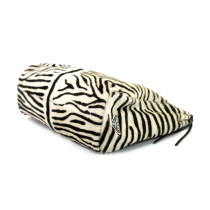 Prada White Zebra Print Party Cavallino Bianco e Nero