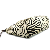 Prada White Zebra Print Party Cavallino Bianco e Nero