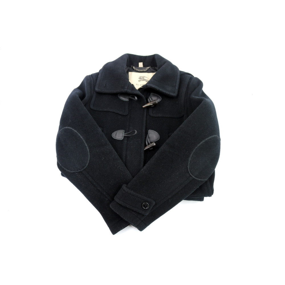 Burberry Cappotto Lana Nero