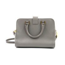 Saint Laurent Cabas Baby Pelle Grigia