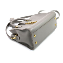 Saint Laurent Cabas Baby Pelle Grigia