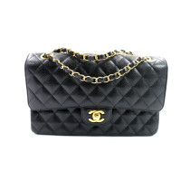 Chanel Classic Double Flap Pelle Caviar Nera