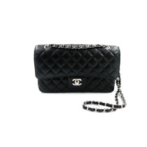 Chanel Classic Double Flap Pelle Caviar Nera