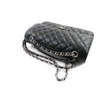 Chanel Classic Double Flap Pelle Caviar Nera