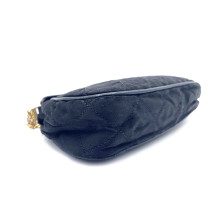 Chanel Pochette Vintage Tela Nera