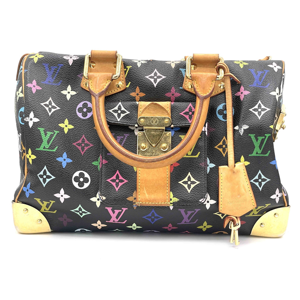 Louis Vuitton per Takashi Murakami Speedy Multicolor Nera