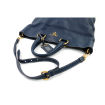 Prada Tote Bag Pelle Blu Navy