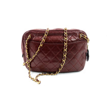 Chanel Camera Bag Pelle Bordeaux