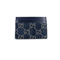 Gucci Portacarte Tela Blu