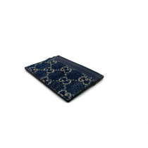 Gucci Portacarte Tela Blu