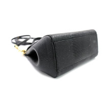 Dolce & Gabbana Sicily Pelle Stampa Iguana Nera