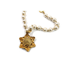 Chanel Collana Vintage Metallo e Perle