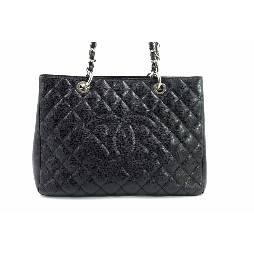 Chanel GST Pelle Caviar Nera