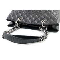 Chanel GST Pelle Caviar Nera
