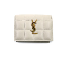 Saint Laurent Portafoglio Cassandre Pelle Blanc Vintage