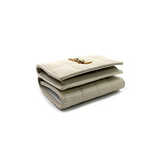 Saint Laurent Portafoglio Cassandre Pelle Blanc Vintage