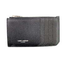 Saint Laurent Portacarte Pelle Nera