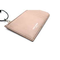 Saint Laurent Portacarte Pelle Rosa