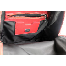 Dolce & Gabbana Zaino Tela Bianca e Burgundy