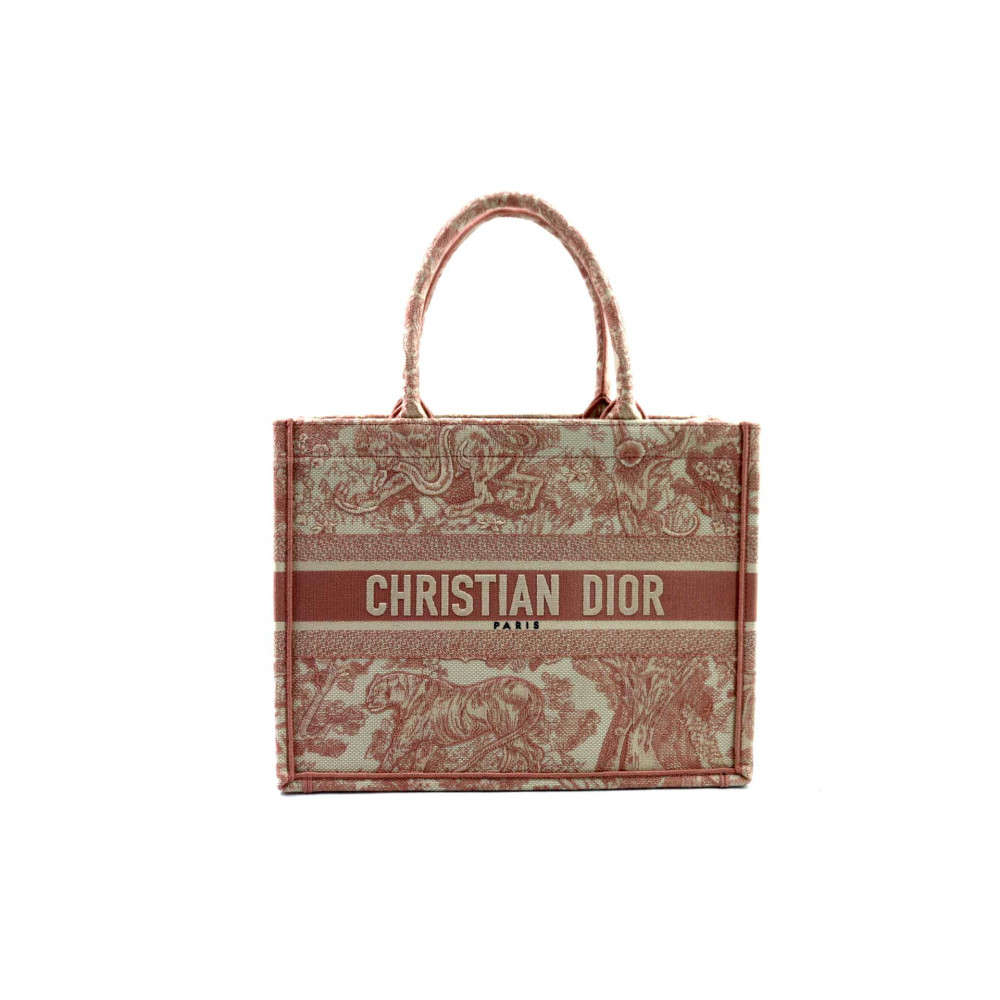 Dior Book Tote Tessuto Rosa