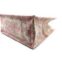 Dior Book Tote Tessuto Rosa